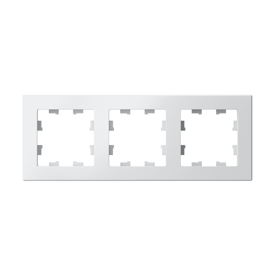 Рамка для розеток и выключателей Systeme (Schneider) Electric AtlasDesign 3-местная ATN000103 (белая)