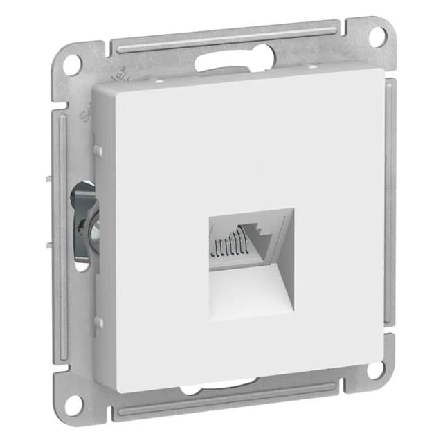 Розетка компьютерная Systeme Electric ATLASDESIGN RJ45 ATN000183 (белая)