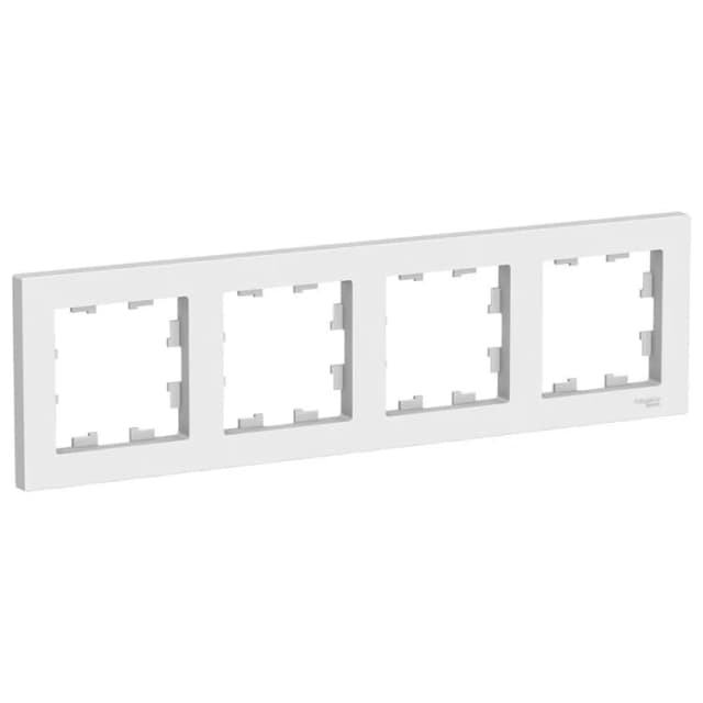 Рамка 4-постовая Systeme Electric ATLASDESIGN ATN000104 (белая)