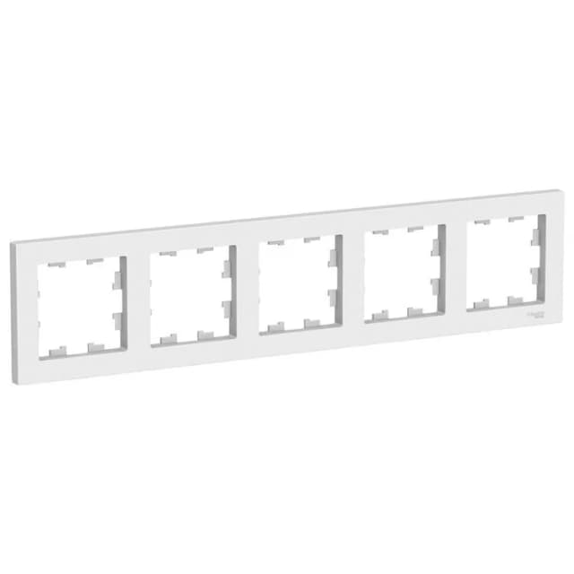 Рамка 5-постовая Systeme Electric ATLASDESIGN ATN000105 (белая)