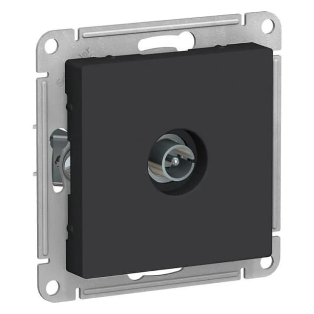 Розетка TV антенная Systeme Electric ATLASDESIGN карбон ATN001093 — Electrica Shop