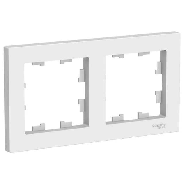 Рамка 2-постовая Systeme Electric ATLASDESIGN ATN000102 (белая)