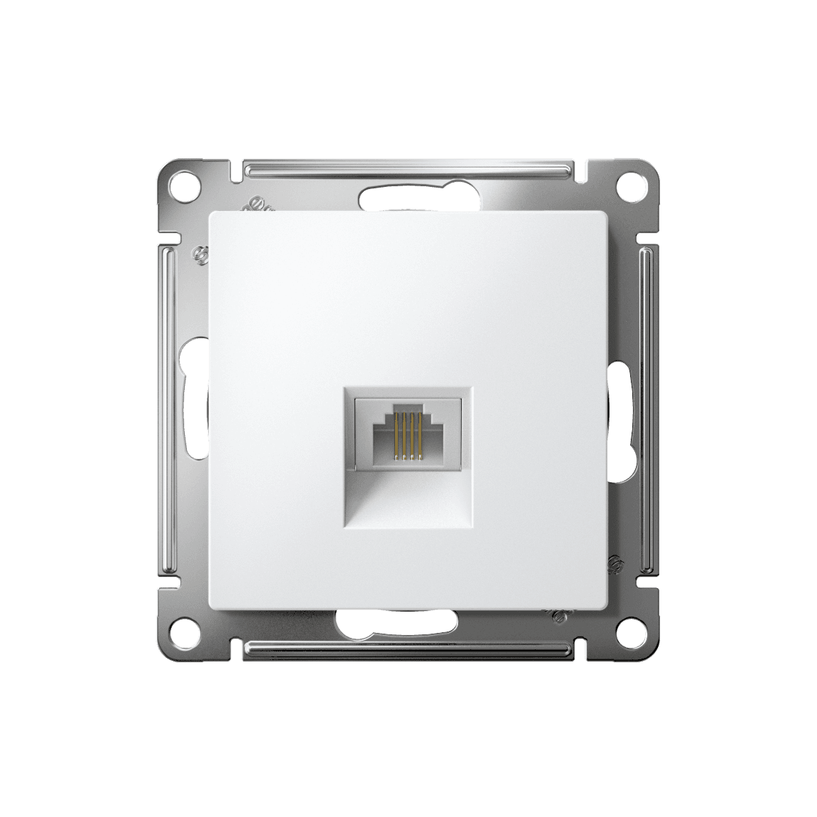Розетка телефонная Systeme (Schneider) Electric AtlasDesign ATN000181 (белая)