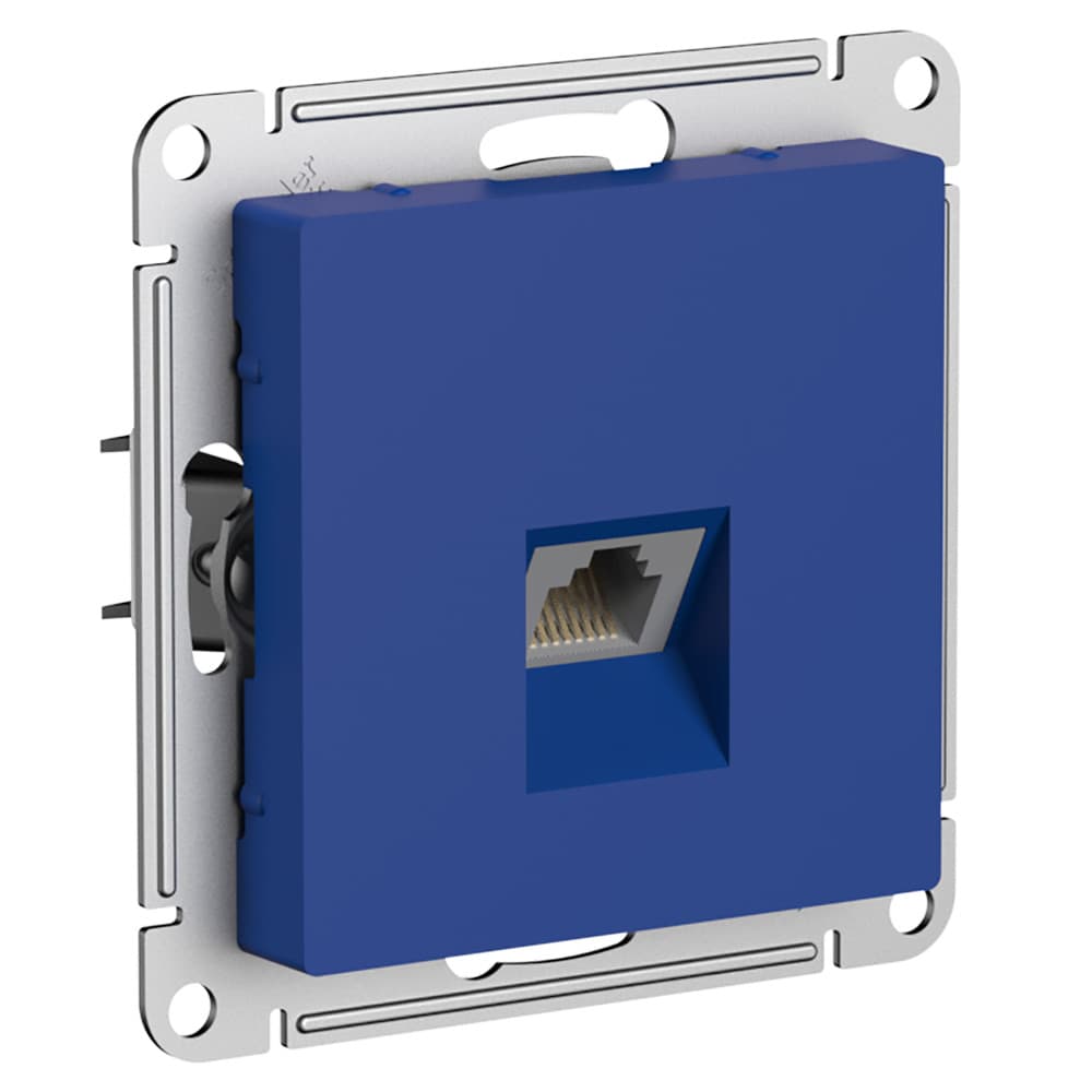 Розетка компьютерная Schneider Electric AtlasDesign аквамарин ATN001183