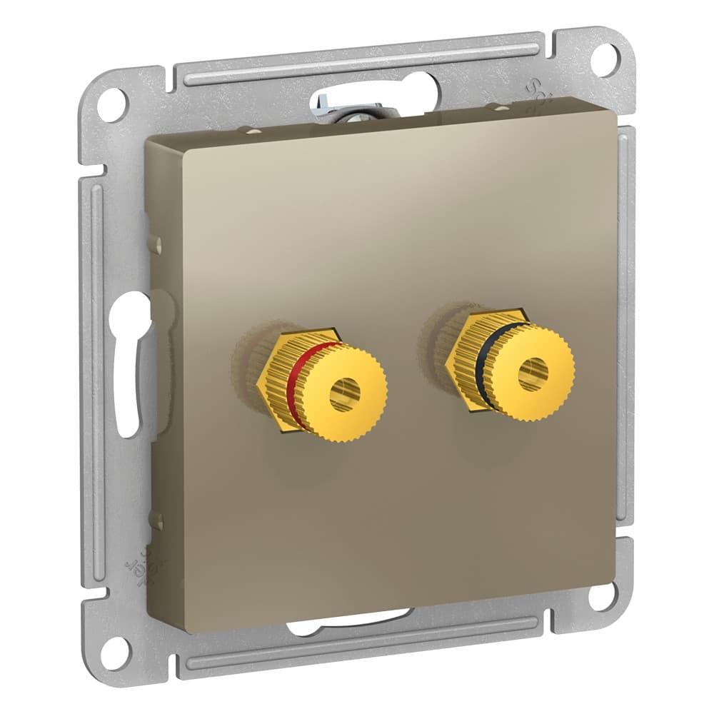 Розетка аудио Schneider Electric AtlasDesign шампань ATN000587