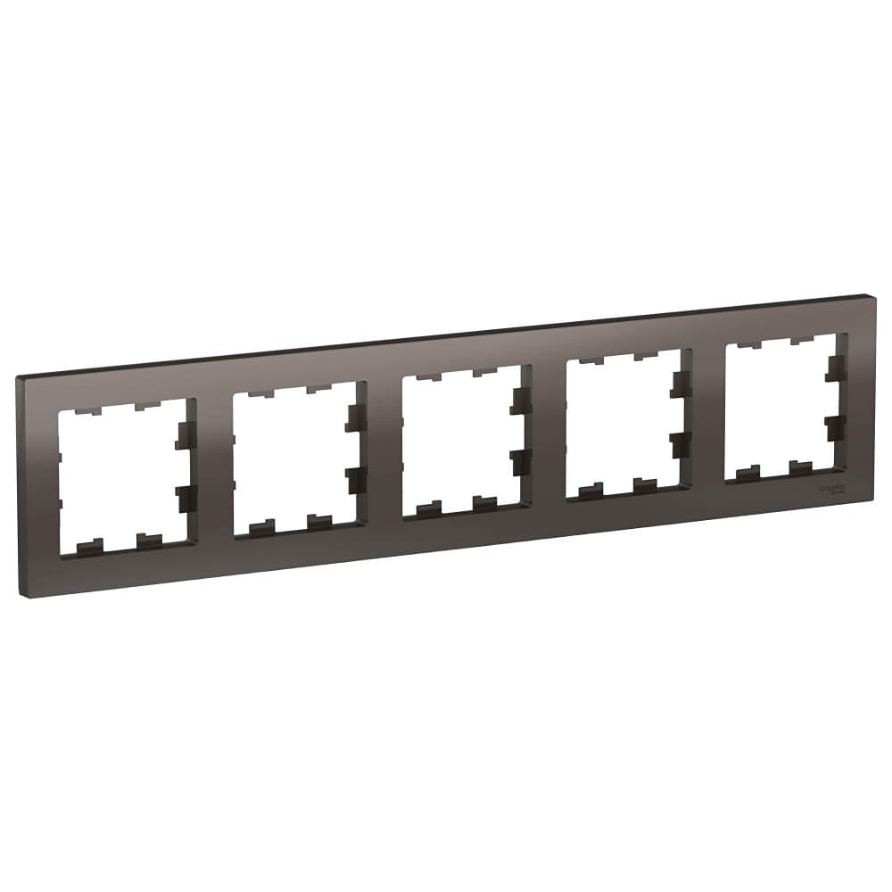 Рамка Schneider Electric AtlasDesign 5-местная мокко ATN000605