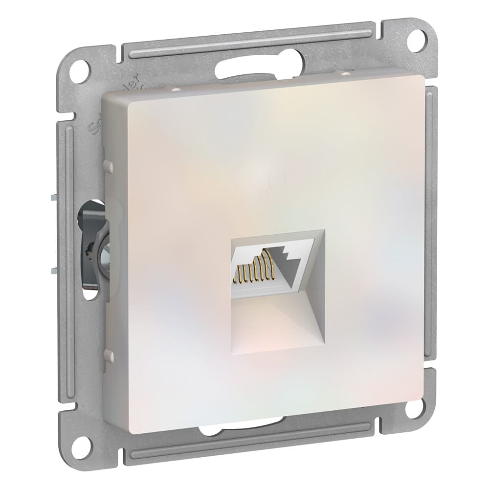 Розетка компьютерная Schneider Electric AtlasDesign жемчуг ATN000483