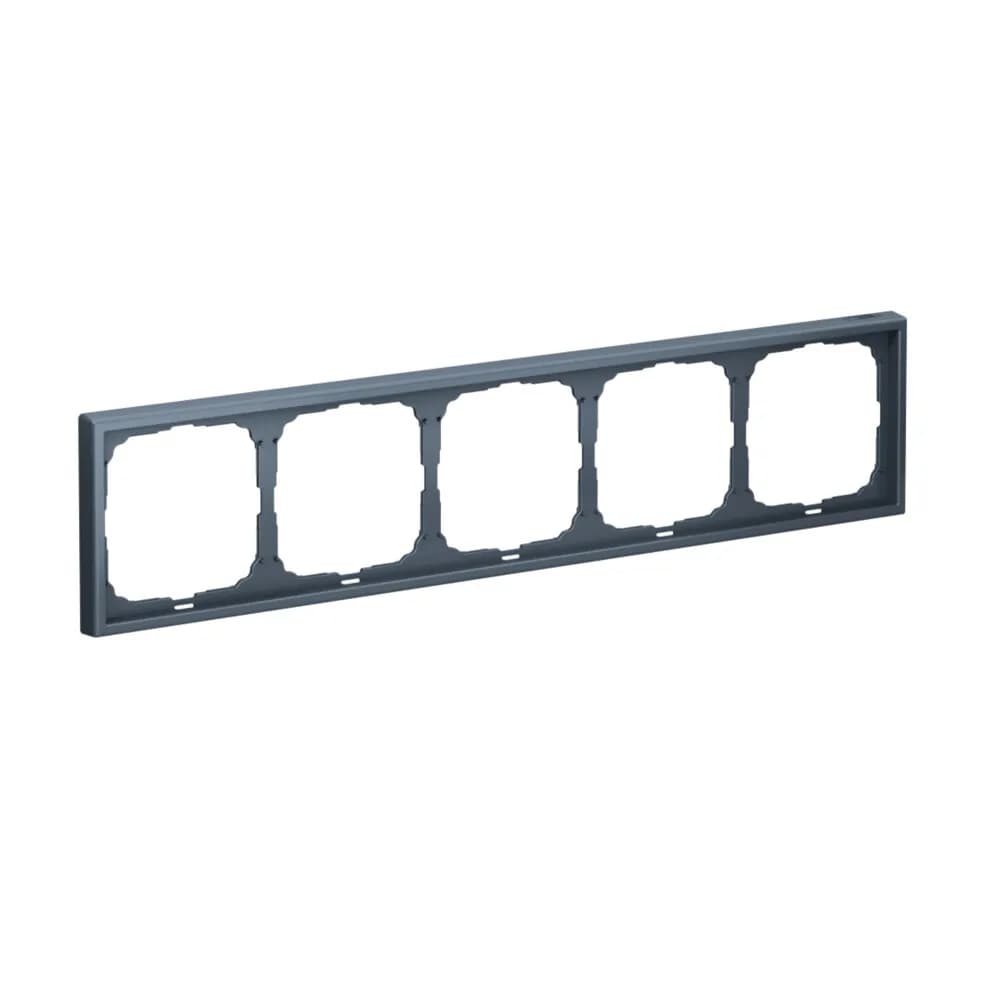 Рамка пятиместная (5-постовая) Systeme Electric (Schneider) ArtGallery, цвет грифель