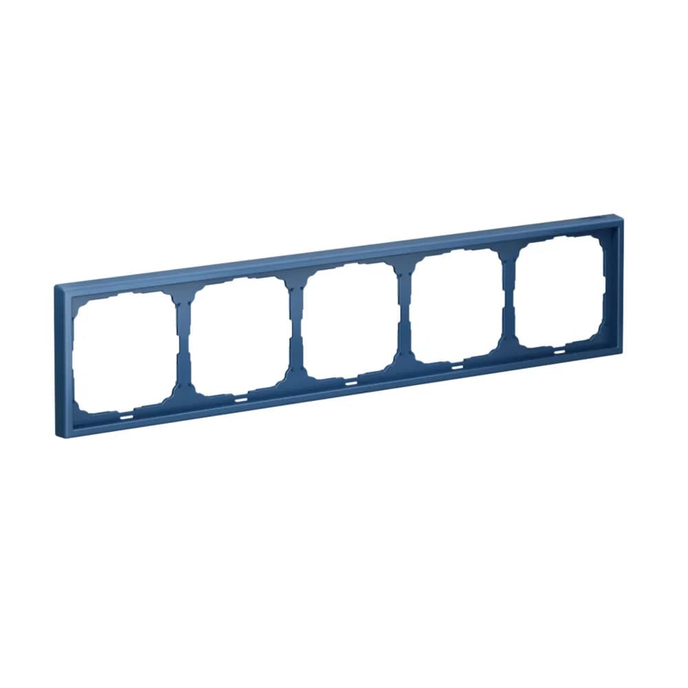 Рамка пятиместная (5-постовая) Systeme Electric (Schneider) ArtGallery, цвет аквамарин