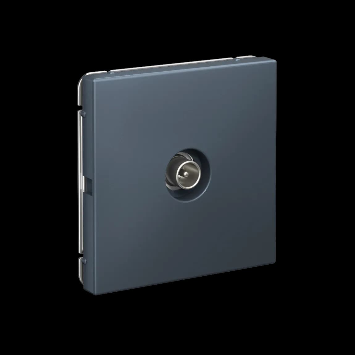 Проходная телевизионная розетка Systeme Electric (Schneider) ArtGallery, цвет грифель