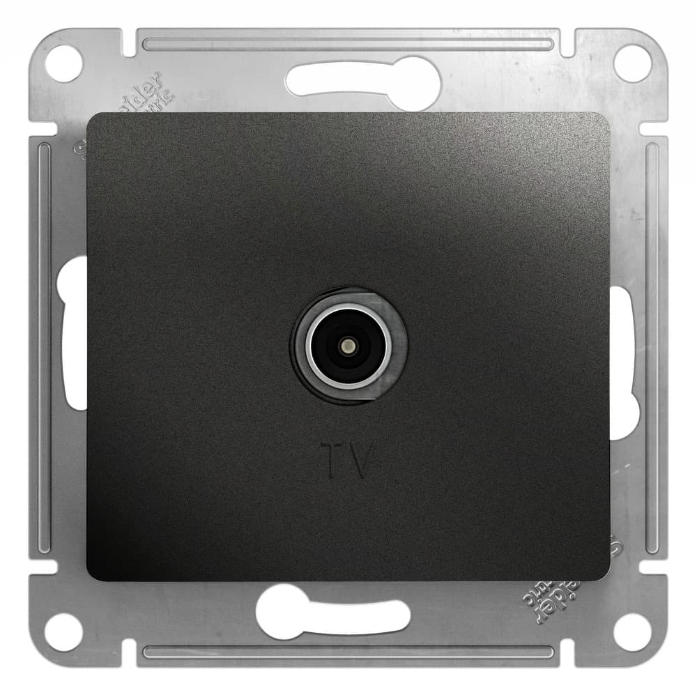 Розетка TV Schneider Electric Glossa антрацит GSL000792