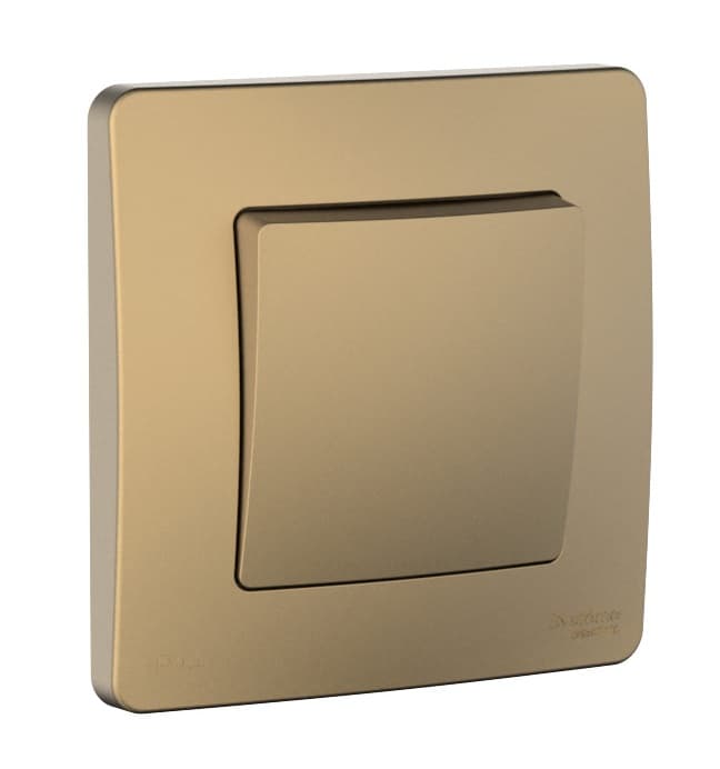 Выключатель 1-клавишный проходной Systeme (Schneider) Electric Blanca BLNVS410604 (титан)