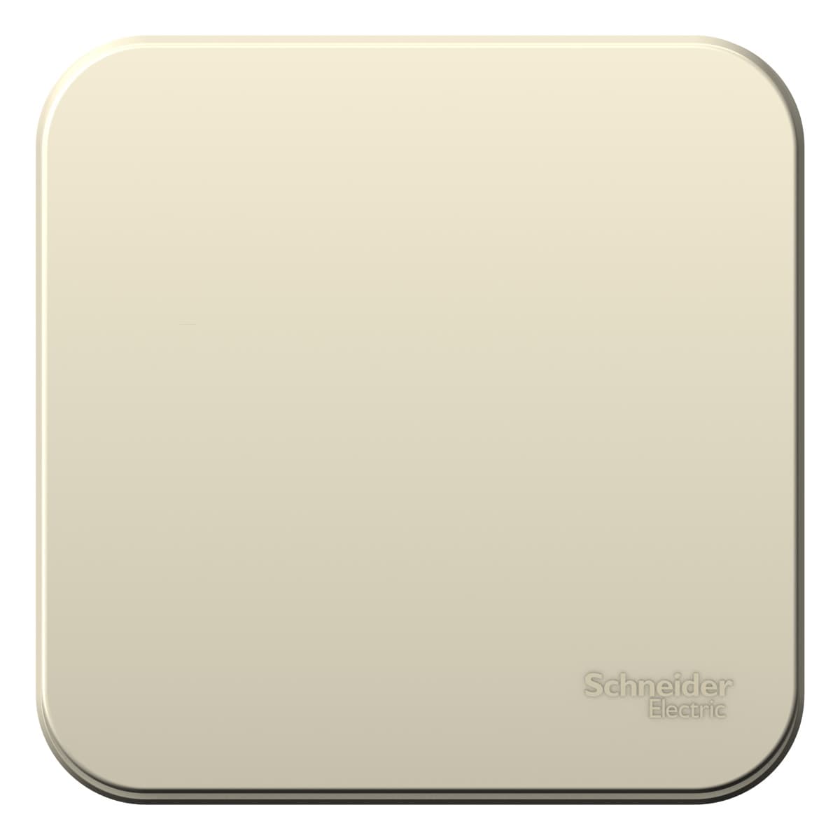 Выключатель одноклавишный проходной Systeme Electric Blanca BLNVA106012, цвет молочный.