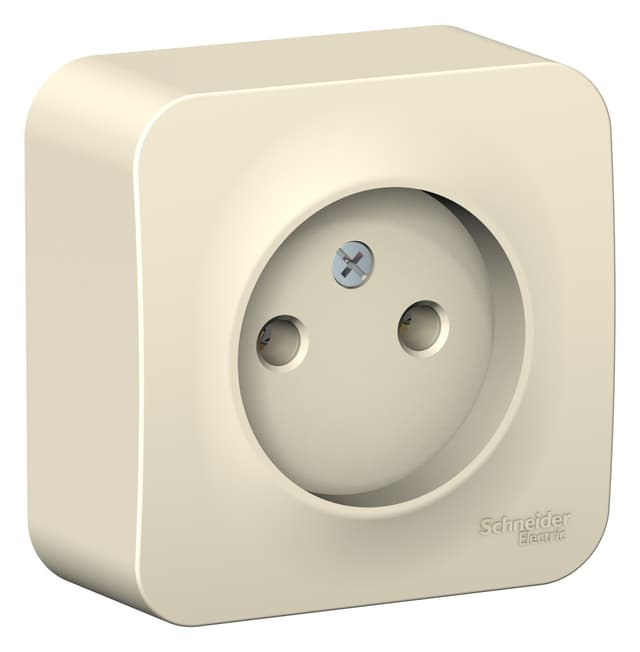 Розетка без заземления Systeme Electric Blanca BLNRA000112, цвет молочный.