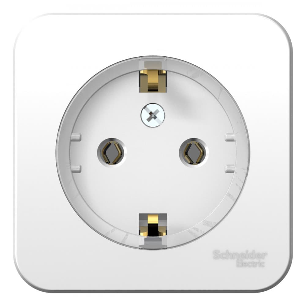 Розетка с заземлением Systeme (Schneider) Electric Blanca BLNRA110111 (белый)