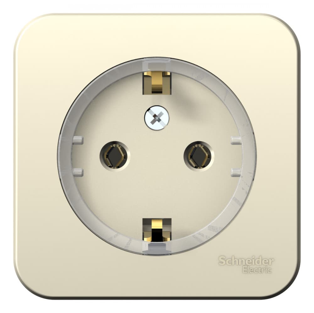Розетка с заземлением Systeme (Schneider) Electric Blanca BLNRA110112 (молочный)