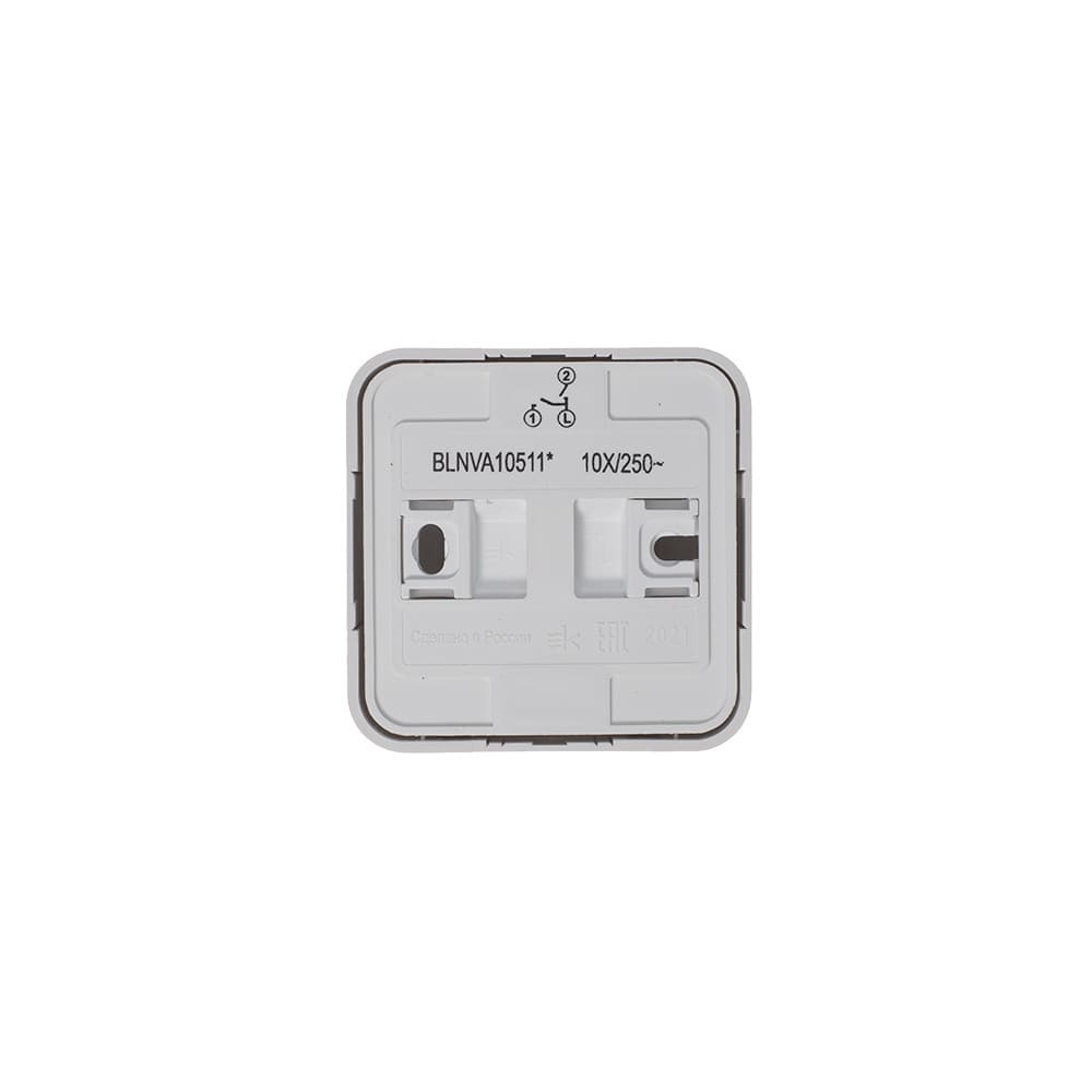 Выключатель 2-клавишный с подсветкой Systeme (Schneider) Electric Blanca BLNVA105111 (белый)