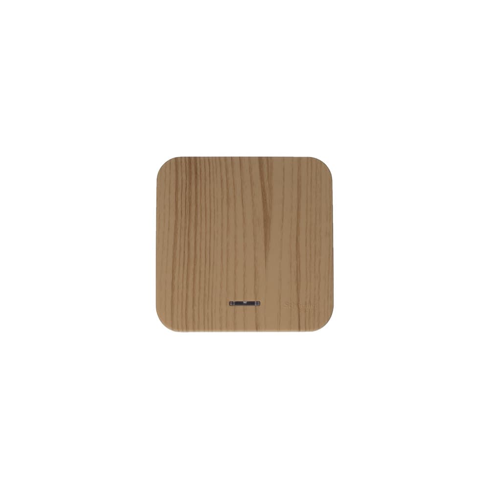 Выключатель 1-клавишный с подсветкой Systeme (Schneider) Electric Blanca BLNVA101115 (ясень)