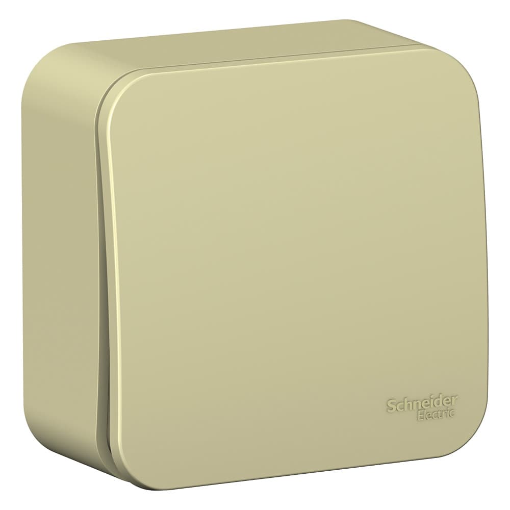 Выключатель однокнопочный Systeme Electric Blanca BLNCA101017, цвет бежевый, для скрытого монтажа, кнопочный механизм, серия Blanca.