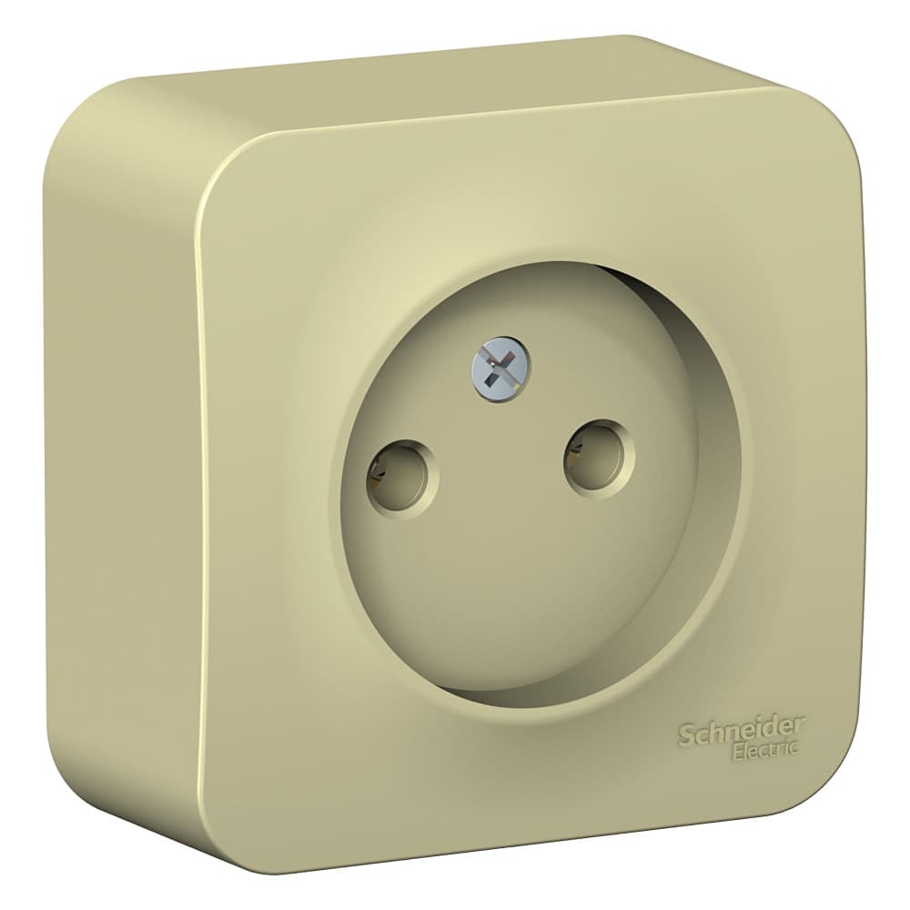Розетка без заземления Systeme Electric Blanca BLNRA000117, цвет бежевый, серия Blanca.
