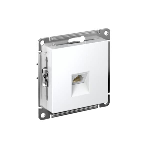 Розетка компьютерная Systeme Electric ATLASDESIGN RJ45 ATN000183 (белая)