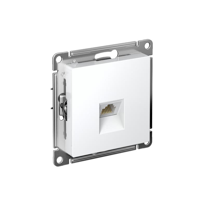 Розетка компьютерная Systeme Electric ATLASDESIGN RJ45 ATN000183 (белая)