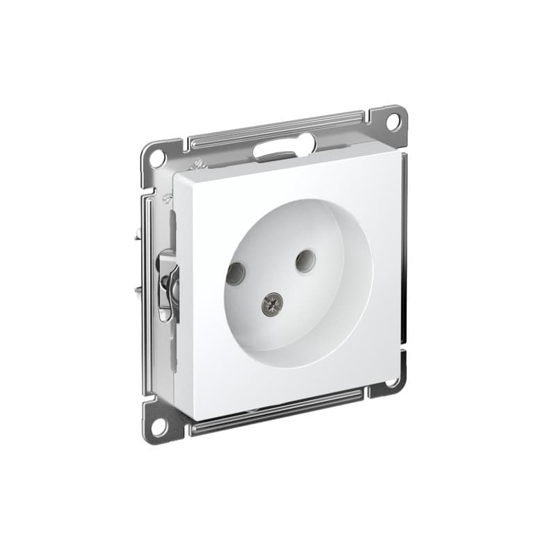 Розетка Systeme (Schneider) Electric AtlasDesign ATN000141 белая без заземления