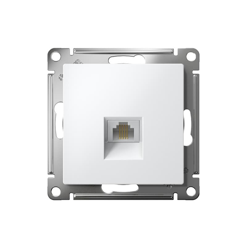 Розетка телефонная Systeme (Schneider) Electric AtlasDesign ATN000181 (белый)