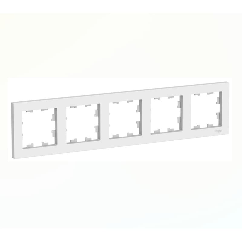 Рамка Schneider Electric AtlasDesign 5-местная лотос ATN001305