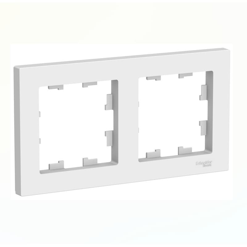 Рамка Schneider Electric AtlasDesign 2-местная лотос ATN001302