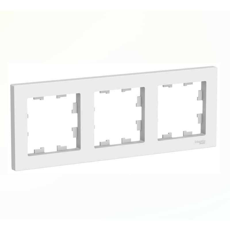 Рамка Schneider Electric AtlasDesign 3-местная лотос ATN001303