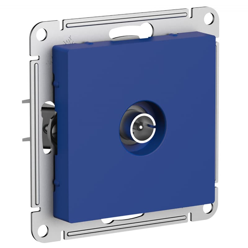 Розетка TV оконечная Schneider Electric AtlasDesign аквамарин ATN001193