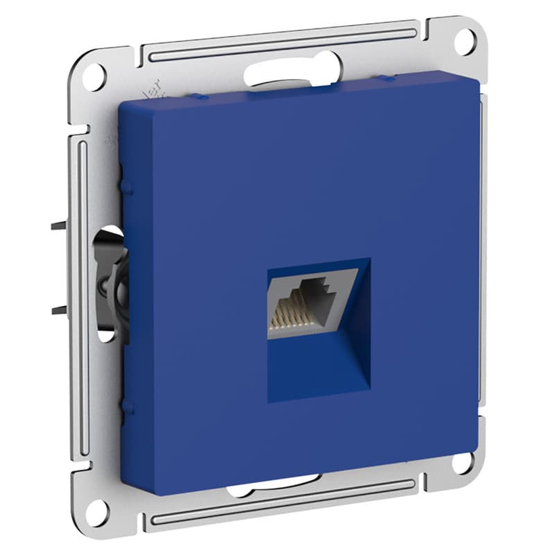 Розетка компьютерная Schneider Electric AtlasDesign аквамарин ATN001183