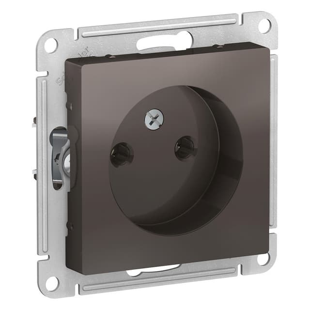 Розетка без заземления Schneider Electric AtlasDesign мокко ATN000641