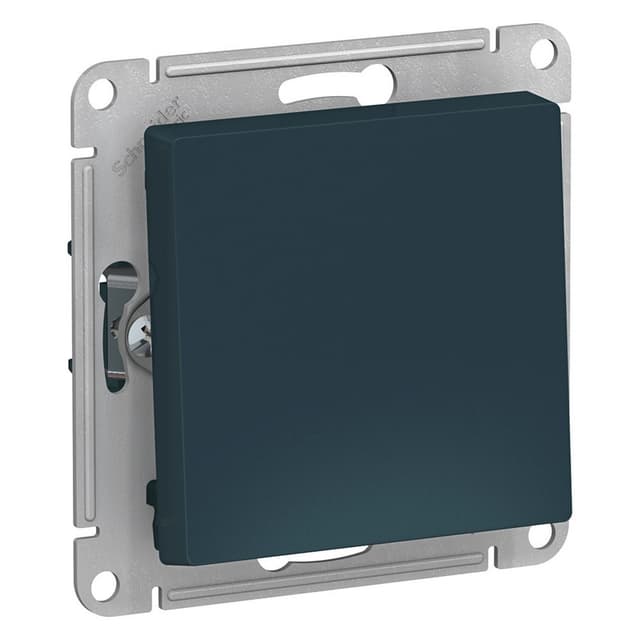 Выключатель одноклавишный перекрестный Schneider Electric AtlasDesign изумруд ATN000871