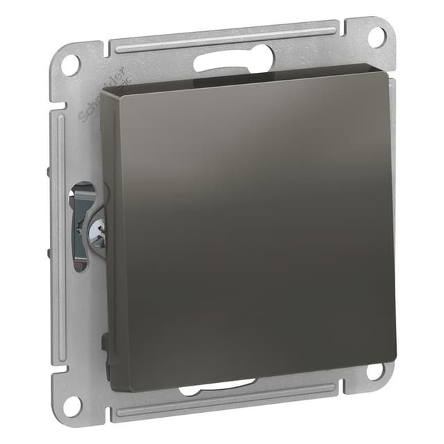 Выключатель одноклавишный перекрестный Schneider Electric AtlasDesign сталь ATN000971
