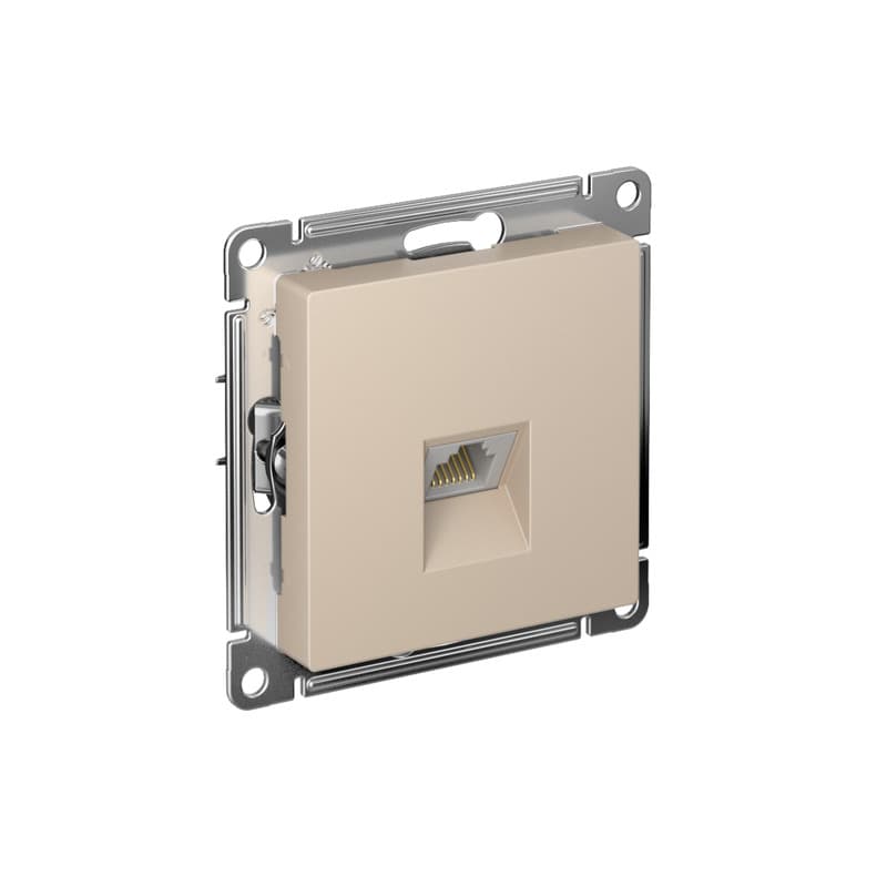 Розетка компьютерная Schneider Electric AtlasDesign песочный ATN001283