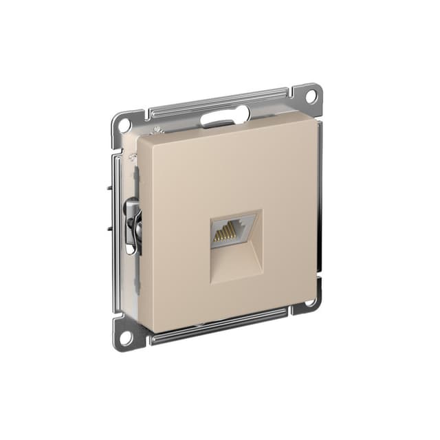 Розетка компьютерная Schneider Electric AtlasDesign песочный ATN001283