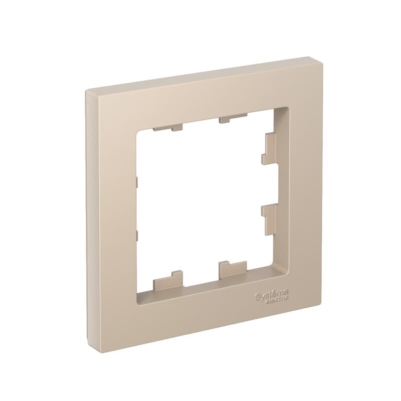 Рамка Schneider Electric AtlasDesign 1-местная песочный ATN001201
