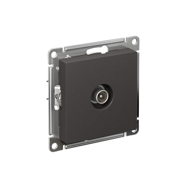 Розетка TV оконечная Schneider Electric AtlasDesign базальт ATN001491