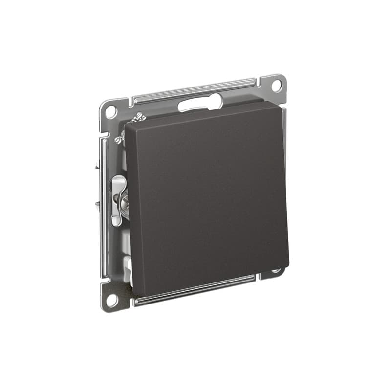 Выключатель однокнопочный Schneider Electric AtlasDesign базальт ATN001415