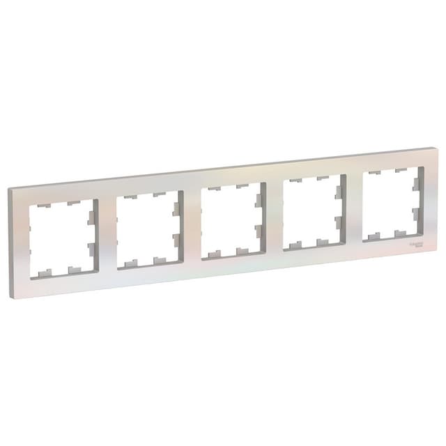 Рамка Schneider Electric AtlasDesign 5-местная жемчуг ATN000405