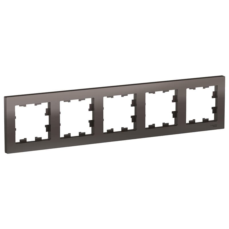 Рамка Schneider Electric AtlasDesign 5-местная мокко ATN000605