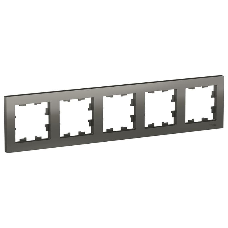 Рамка Schneider Electric AtlasDesign 5-местная сталь ATN000905