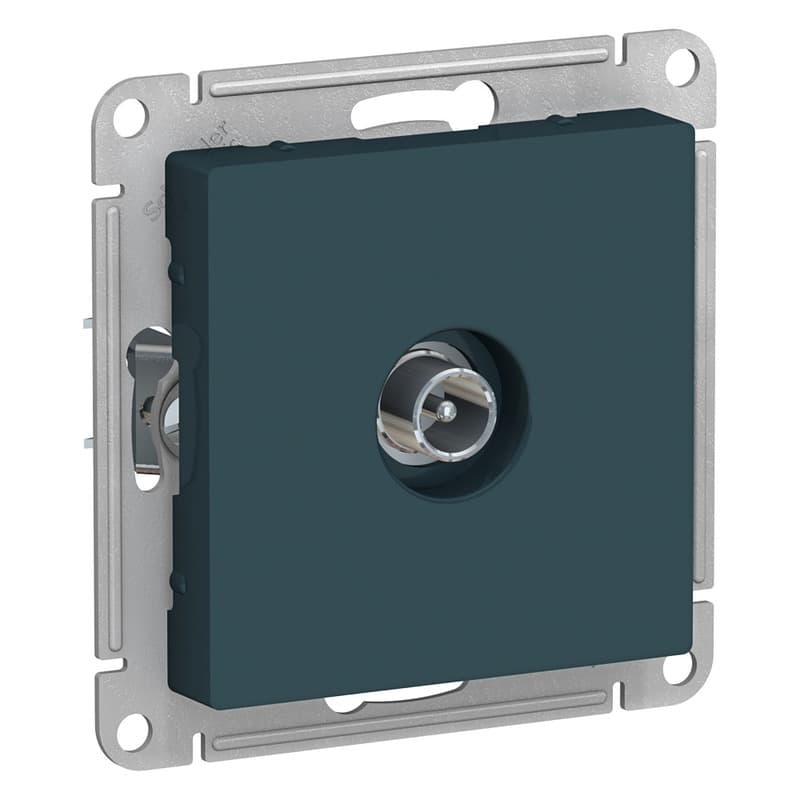 Розетка TV оконечная Schneider Electric AtlasDesign изумруд ATN000891