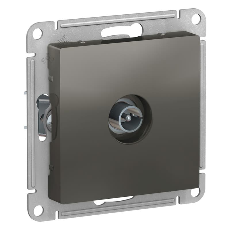 Розетка TV одиночная Schneider Electric AtlasDesign сталь ATN000993