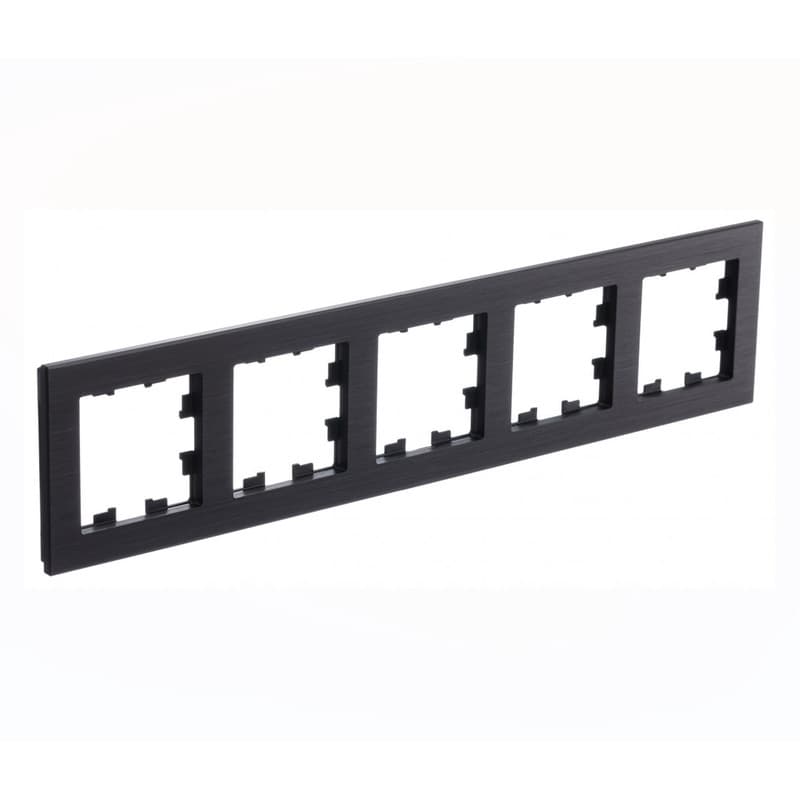 Рамка Schneider Electric AtlasDesign Nature 5-местная оникс ATN312305