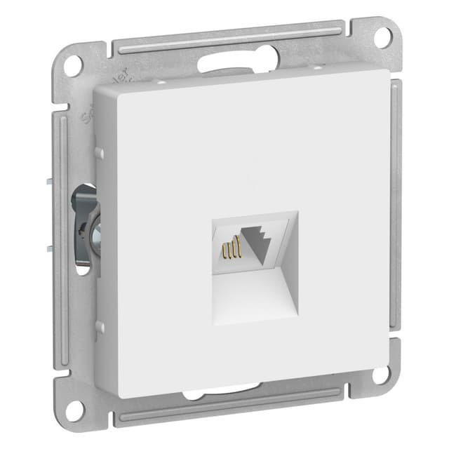 Розетка телефонная Schneider Electric AtlasDesign лотос ATN001381