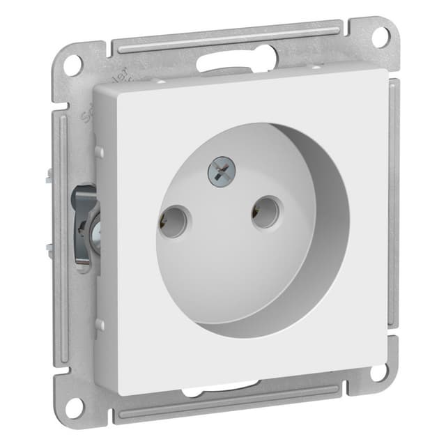 Розетка без заземления Schneider Electric AtlasDesign лотос ATN001341