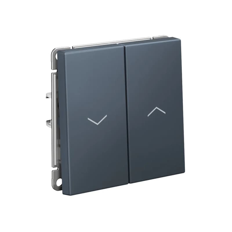 Выключатель двухклавишный для жалюзи Systeme Electric (Schneider) ArtGallery, цвет грифель